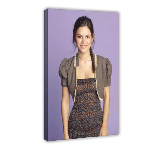 ZAQMKOL Poster mit Schauspieler Rachel Bilson (16), Leinwand-Poster, Schlafzimmerdekoration, Landschaft, Büro, Raumdekoration, Geschenk, 60 x 90 cm von ZAQMKOL
