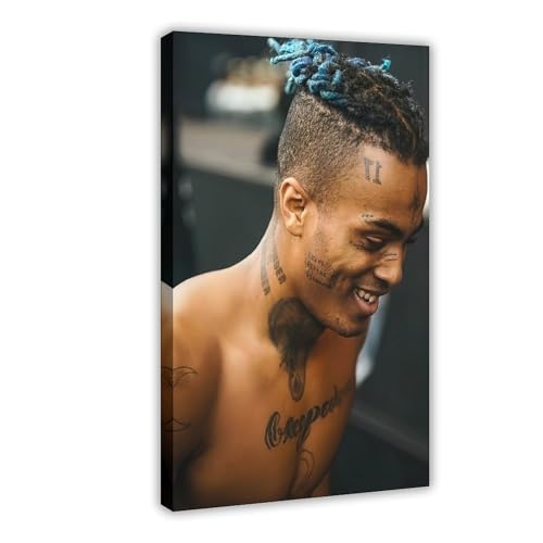 ZAQMKOL Rapper XXXtentacion Poster (20) Leinwandposter Wandkunst Dekor Druck Bild Gemälde für Wohnzimmer Schlafzimmer Dekoration 30 x 45 cm von ZAQMKOL