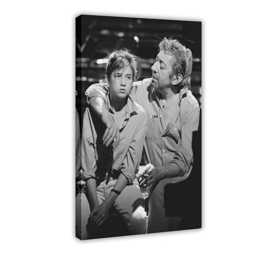 ZAQMKOL Serge Gainsbourg Poster (11) Leinwandposter, Wandkunst, Dekordruck, Bild Gemälde für Wohnzimmer, Schlafzimmer, Dekoration, 30 x 45 cm von ZAQMKOL