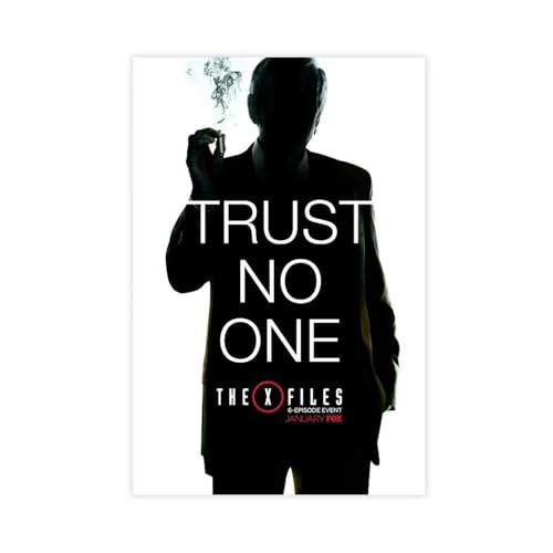ZAQMKOL The X Files TV-Serie-Poster (15) Leinwandposter Schlafzimmer Dekor Landschaft Büro Zimmer Dekor Geschenk 20 x 30 cm von ZAQMKOL