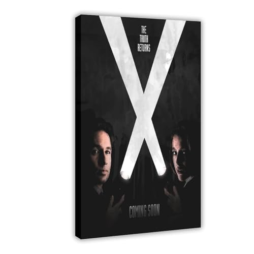 ZAQMKOL The X Files TV-Serie-Poster (23), Leinwand-Poster, Schlafzimmerdekoration, Landschaft, Büro, Raumdekoration, Geschenk, 50 x 75 cm von ZAQMKOL