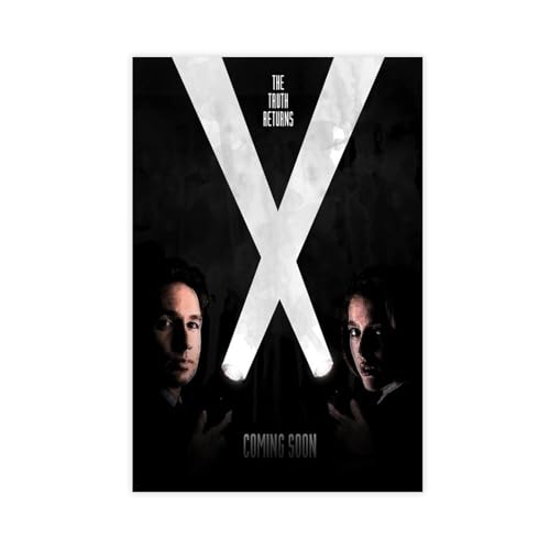 ZAQMKOL The X Files TV-Serie-Poster (23) Leinwand-Poster, Schlafzimmerdekoration, Landschaft, Büro, Raumdekoration, Geschenk, 40 x 60 cm von ZAQMKOL