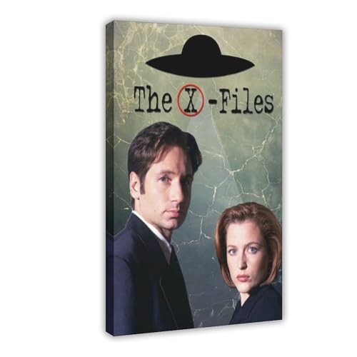 ZAQMKOL The X Files TV-Serie-Poster (25) Leinwand-Poster, Wandkunst, Dekordruck, Bild Gemälde für Wohnzimmer, Schlafzimmer, Dekoration, 40 x 60 cm von ZAQMKOL