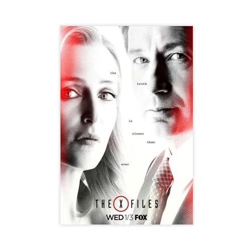 ZAQMKOL The X Files TV-Serie-Poster (27) Leinwand-Poster, Wandkunst, Dekordruck, Bild Gemälde für Wohnzimmer, Schlafzimmer, Dekoration, 20 x 30 cm von ZAQMKOL