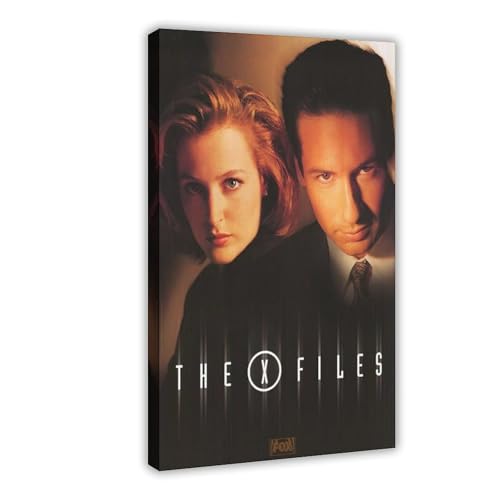 ZAQMKOL The X Files TV-Serie-Poster (8) Leinwand-Poster, Wandkunst, Dekordruck, Bild Gemälde für Wohnzimmer, Schlafzimmer, Dekoration, 60 x 90 cm von ZAQMKOL