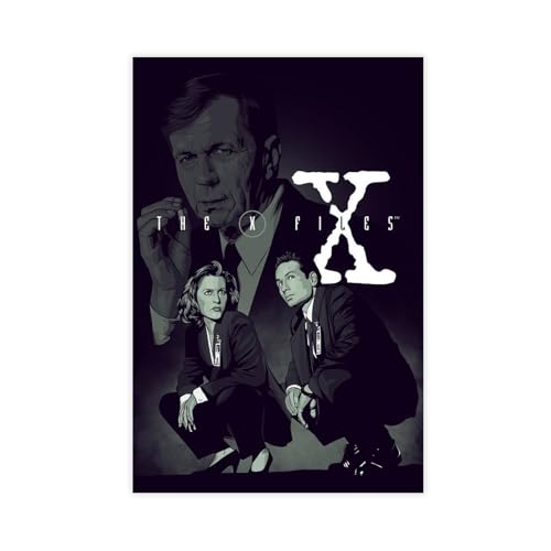 ZAQMKOL The X Files TV-Serienposter (17) Leinwandposter Schlafzimmer Dekor Landschaft Büro Zimmer Dekor Geschenk 30 x 45 cm von ZAQMKOL
