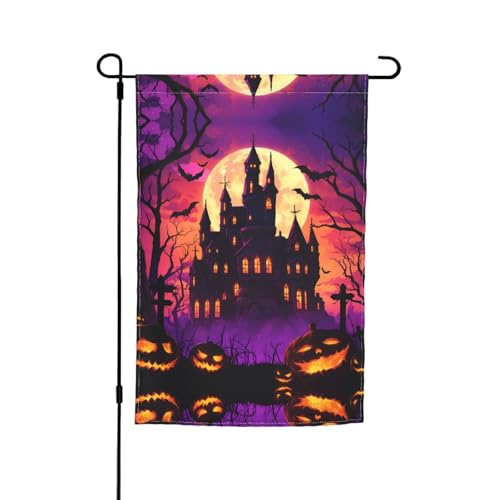 Castle and Crow Gartenflagge 30,5 x 45,7 cm – lebendige doppelseitig bedruckte dekorative Flagge für Hof, Garten, Terrasse und Balkon – langlebige, wetterfeste Outdoor-Flagge Castle and Crow Gartenflagge 30,5 x 45,7 cm – lebendige doppelseitig bedruckte dekorative Flagge für Hof, Garten, Terrasse und Balkon – langlebige, wetterfeste Outdoor-Flagge von ZAQXSWCDEV