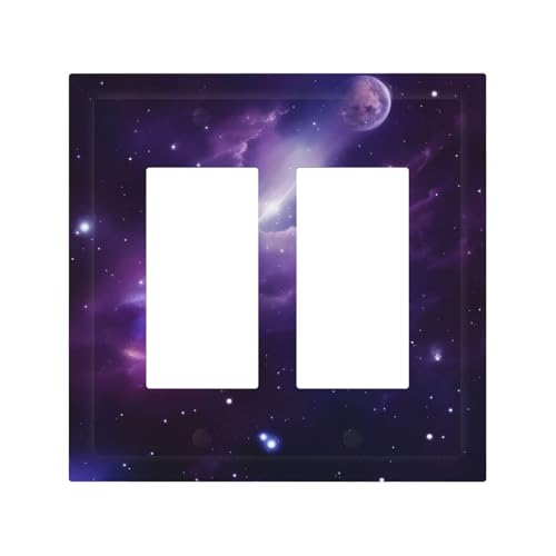 Galaxy Starry Space Violett, langlebige und stilvolle Wandplatte, vollflächiger Druck, PC-Material, hitze- und lichtbeständig, einfach zu installieren Galaxy Starry Space Violett, langlebige und stilvolle Wandplatte, vollflächiger Druck, PC-Material, hitze- und lichtbeständig, einfach zu installieren von ZAQXSWCDEV