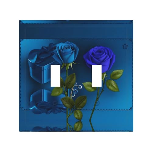 Gartenrosen, langlebige und stilvolle Wandplatte, vollflächiger Druck, PC-Material, hitze- und lichtbeständig, einfach zu installieren von ZAQXSWCDEV