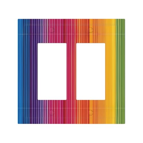 Langlebige und stilvolle Wandplatte in Regenbogenfarben – Vollflächendruck, PC-Material, hitze- und lichtbeständig, einfach zu installieren Langlebige und stilvolle Wandplatte in Regenbogenfarben – Vollflächendruck, PC-Material, hitze- und lichtbeständig, einfach zu installieren von ZAQXSWCDEV