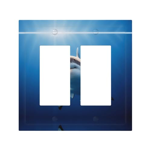 Marine Life Wandplatte (6) Langlebige und stilvolle Wandplatte, vollflächiger Druck, PC-Material, hitze- und lichtbeständig, einfach zu installieren von ZAQXSWCDEV