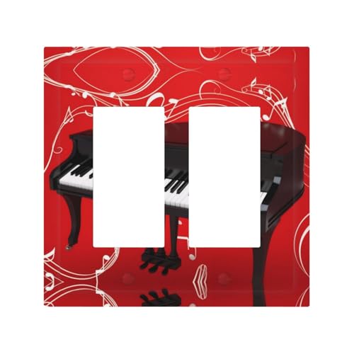 Wandplatte mit Musiknoten, langlebig und stilvoll, vollflächiger Druck, PC-Material, hitze- und lichtbeständig, einfach zu installieren Wandplatte mit Musiknoten, langlebig und stilvoll, vollflächiger Druck, PC-Material, hitze- und lichtbeständig, einfach zu installieren von ZAQXSWCDEV