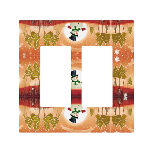 Wandplatte mit Weihnachtsschneemann, langlebig und stilvoll, vollflächiger Druck, PC-Material, hitze- und lichtbeständig, einfach zu installieren Wandplatte mit Weihnachtsschneemann, langlebig und stilvoll, vollflächiger Druck, PC-Material, hitze- und lichtbeständig, einfach zu installieren von ZAQXSWCDEV