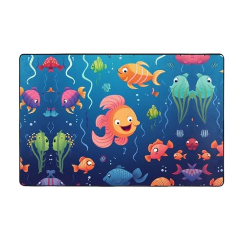 ZAQXSWCDEV Luxuriöser Cartoon-Teppich, 152,4 x 99,1 cm, einseitiger Druck, weicher Flanellstoff, hochdichter Memory-Schaum, rutschfeste und langlebige Unterseite ZAQXSWCDEV Luxuriöser Cartoon-Teppich, 152,4 x 99,1 cm, einseitiger Druck, weicher Flanellstoff, hochdichter Memory-Schaum, rutschfeste und langlebige Unterseite von ZAQXSWCDEV