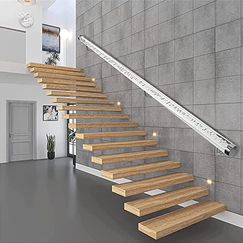 Handlauf Handläufe Geländer Treppen Klar Acryl Handlauf Für Indoor-Treppe, 1m 2m 2.5m 3m 4m 5m Treppe Wand Geländer Für Haus Haus Modern, Mobilität Aids Geländer Für Behinderte Sicherheit ( Size : 220 von ZAQYCM