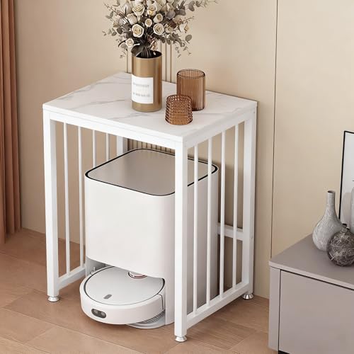 Saugroboter Ständer Staubsauger Roboter Halter Beistelltisch Roboterständer Für Das Wohnzimmer, Akzentmöbel Für Zuhause Kleiner Aquariumständer, Mini Kühlschrankständer Mit Rädern(White,61x40x65cm) Saugroboter Ständer Staubsauger Roboter Halter Beistelltisch Roboterständer Für Das Wohnzimmer, Akzentmöbel Für Zuhause Kleiner Aquariumständer, Mini Kühlschrankständer Mit Rädern(White,61x40x65cm) von ZAQYCM