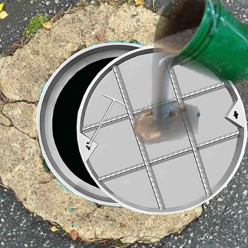 Schachtabdeckung Schachtdeckel Gullideckel Vertiefte Inspektionskammerabdeckung Gesamtgröße 200 250 320 400 450 500 550 600 700 800 MM, 50mm Erhöhter Unsichtbarer Kanaldeckel Aus Edelstahl Rund(Dia 75 Schachtabdeckung Schachtdeckel Gullideckel Vertiefte Inspektionskammerabdeckung Gesamtgröße 200 250 320 400 450 500 550 600 700 800 MM, 50mm Erhöhter Unsichtbarer Kanaldeckel Aus Edelstahl Rund(Dia 75 von ZAQYCM