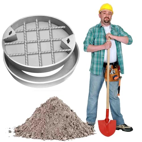 Schachtabdeckung Schachtdeckel Gullideckel Vertiefter Schachtdeckel Und Rahmen Rund 200 250 300 350 400 450 500 550 600 700 800 900 MM, Unsichtbare Deckel Für Klärgrubenbecken Für Fußgängerauffahrten( Schachtabdeckung Schachtdeckel Gullideckel Vertiefter Schachtdeckel Und Rahmen Rund 200 250 300 350 400 450 500 550 600 700 800 900 MM, Unsichtbare Deckel Für Klärgrubenbecken Für Fußgängerauffahrten( von ZAQYCM
