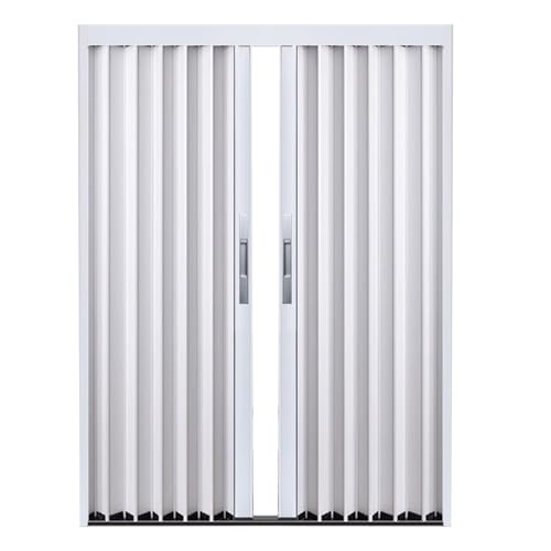 Schiebetür Falttür falttüren innentüren Scheunentür Aus Weißem Aluminium Für Schlafzimmer, Esszimmer Und Küche Speisekammer, Raumteilertür Faltschiebetür Für Badezimmer Mit Schloss ( Color : WxH , Siz Schiebetür Falttür falttüren innentüren Scheunentür Aus Weißem Aluminium Für Schlafzimmer, Esszimmer Und Küche Speisekammer, Raumteilertür Faltschiebetür Für Badezimmer Mit Schloss ( Color : WxH , Siz von ZAQYCM