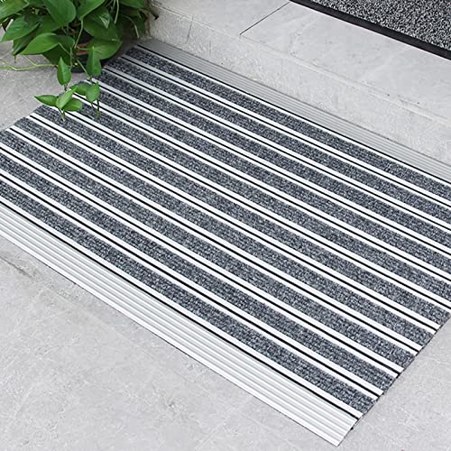 ZAQYCM Fussmatte Aussen Braun/Rot/Grau Aluminium-Fußmatte, wasserdichte Eingangsdecke, Outdoor-Fußmatte rutschfest Für Garage, Einkaufszentrum Und Hotelunternehmen ZAQYCM Fussmatte Aussen Braun/Rot/Grau Aluminium-Fußmatte, wasserdichte Eingangsdecke, Outdoor-Fußmatte rutschfest Für Garage, Einkaufszentrum Und Hotelunternehmen von ZAQYCM