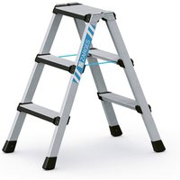 Comfortstep b Stufen-Stehleiter mit gepolsterter Stufen-Vorderkante, beidseitig begehbar 41432 Zarges Arbeitshöhe 2,25m von ZARGES