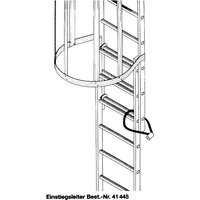 Einstiegsleiter Aluminium mit Kabelschloss - Zarges von ZARGES