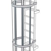 Rückenschutzstrebe 1.400mm Aluminium eloxiert - Zarges von ZARGES