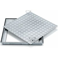 Schachtabdeckung aus Edelstahl mit Deckplattel 800 mm x 800 mm - Zarges von ZARGES