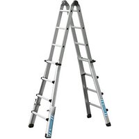 ZARGES Vielzweckleiter Variotec V silber 4x 4 Sprossen, H: 417,0 cm ZARGES Vielzweckleiter Variotec V silber 4x 4 Sprossen, H: 417,0 cm von ZARGES