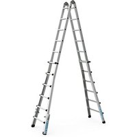 ZARGES Vielzweckleiter Variotec V silber 4x 6 Sprossen, H: 640,0 cm ZARGES Vielzweckleiter Variotec V silber 4x 6 Sprossen, H: 640,0 cm von ZARGES