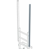 Zarges Ausstiegsholm gerade Edelstahl 60x25mm von ZARGES