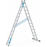 ZARGES Kombi-Steh-Schiebeleiter Combimaster Plus X, 2 x 12 Sprossen von ZARGES