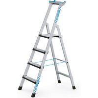 Zarges Comfortstep S gebördelte Stehleiter mit gepolsterter Stufen-Vorderkante 4 Stufen von ZARGES