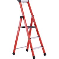 Zarges - EFAmix s Kunststoff-Stufen-Stehleiter, in GFK-Mischbauweise 40431 Arbeitshöhe:2,70m von ZARGES