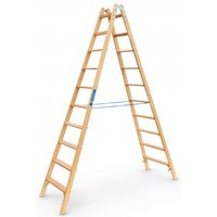 Zarges Holz Stehleiter Crestastep B, beidseitig begehbar 2x10 Stufen Zarges Holz Stehleiter Crestastep B, beidseitig begehbar 2x10 Stufen von ZARGES