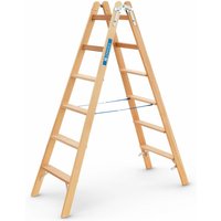 Zarges Holz Stehleiter Crestastep B, beidseitig begehbar 2x6 Stufen Zarges Holz Stehleiter Crestastep B, beidseitig begehbar 2x6 Stufen von ZARGES