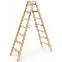 Zarges Holz Stehleiter Crestastep B, beidseitig begehbar 2x7 Stufen Zarges Holz Stehleiter Crestastep B, beidseitig begehbar 2x7 Stufen von ZARGES