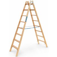 Zarges Holz Stehleiter Crestastep B, beidseitig begehbar 2x8 Stufen Zarges Holz Stehleiter Crestastep B, beidseitig begehbar 2x8 Stufen von ZARGES