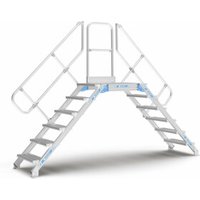 Zarges LM-Überstieg 45° 11 Stufen, 600 mm breit, Höhe 2.240 mm Zarges LM-Überstieg 45° 11 Stufen, 600 mm breit, Höhe 2.240 mm von ZARGES