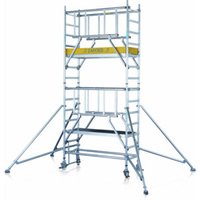 ZARGES Multitower S-PLUS 1T - Fahrgerüst Ausleger Arbeitshöhe 10.40 m 8.4 m + Plattform 0.60 m x 2.50 m von ZARGES