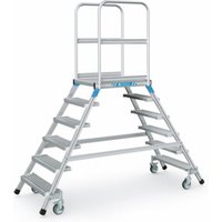 ZARGES Podesttreppe beidseitig 6 Stufen/Gitter ZARGES Podesttreppe beidseitig 6 Stufen/Gitter von ZARGES