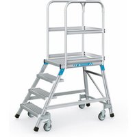 ZARGES Podesttreppe einseitig 4 Stufen/Gitter ZARGES Podesttreppe einseitig 4 Stufen/Gitter von ZARGES