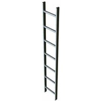 Zarges Schachtleiter 400mm lichte Breite Edelstahl, 4 Sprossen von ZARGES