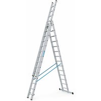 Gebördelte Mehrzweckleiter, 3-teilig Skymaster dx 3 x 11 Sprossen (44841) Zarges von ZARGES