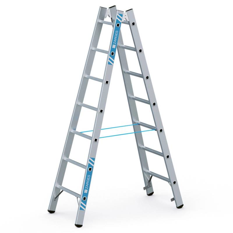 Zarges Sprossenstehleiter Coni B 2x7 Sprossen von ZARGES