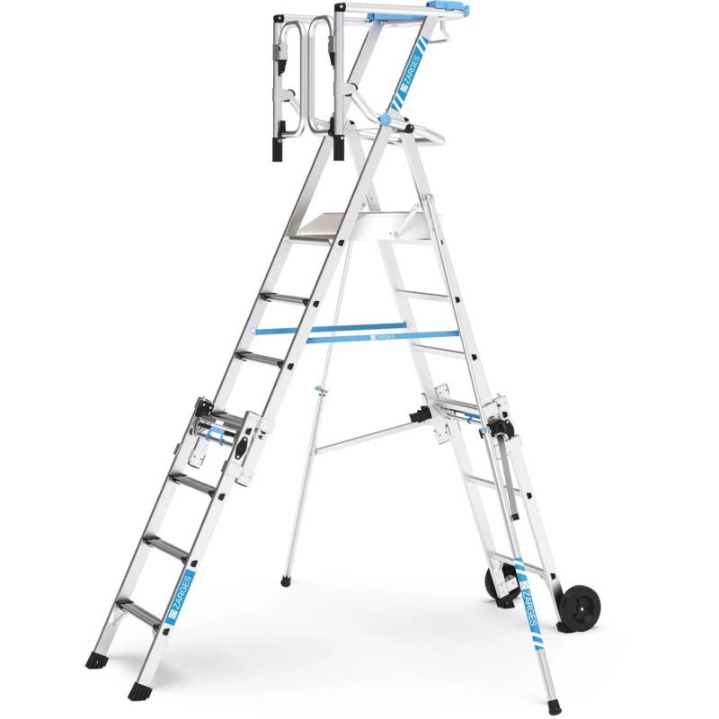Zarges Teleskop Plattformleiter ZAP Masterflex Plus S Gebördelt 6-9 Stufen von ZARGES