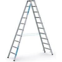 Zarges gebördelte Stehleiter, eloxiert Saferstep B 2x10 Stufen Zarges gebördelte Stehleiter, eloxiert Saferstep B 2x10 Stufen von ZARGES