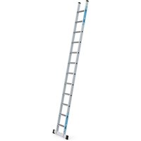 Zarges gebördelte Stufenanlegeleiter eloxiert Saferstep L 12 Stufen von ZARGES