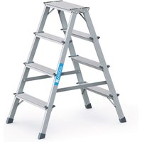 Zarges genietete Bockleiter eloxiert Scana B 2x4 Stufen von ZARGES
