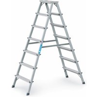 Zarges genietete Bockleiter eloxiert Scana B 2x7 Stufen von ZARGES